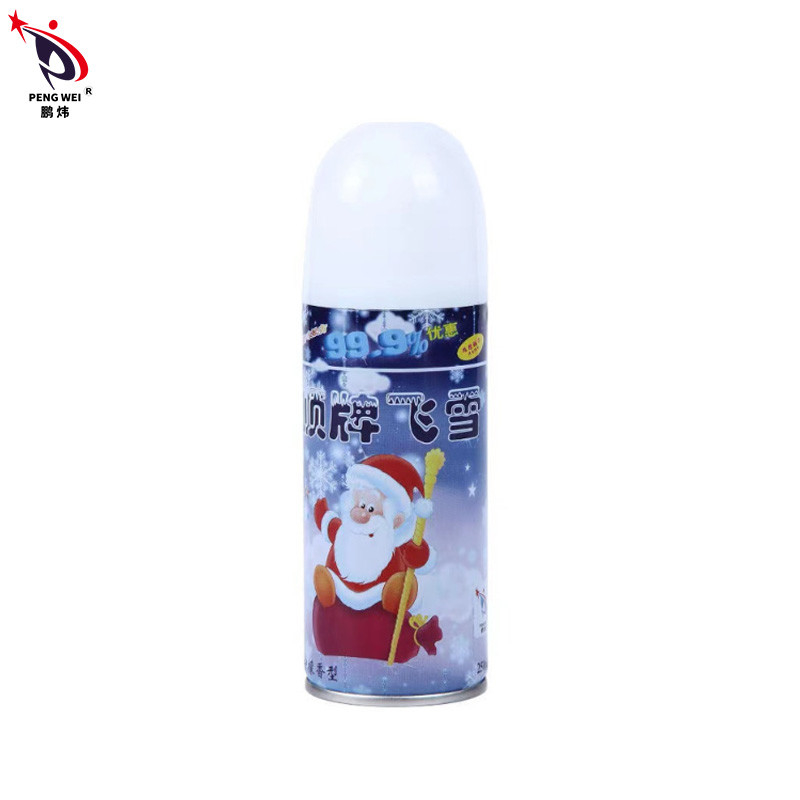 ISO9001 Santa Artificial Snow Spray Multicolor 50g 80g prática