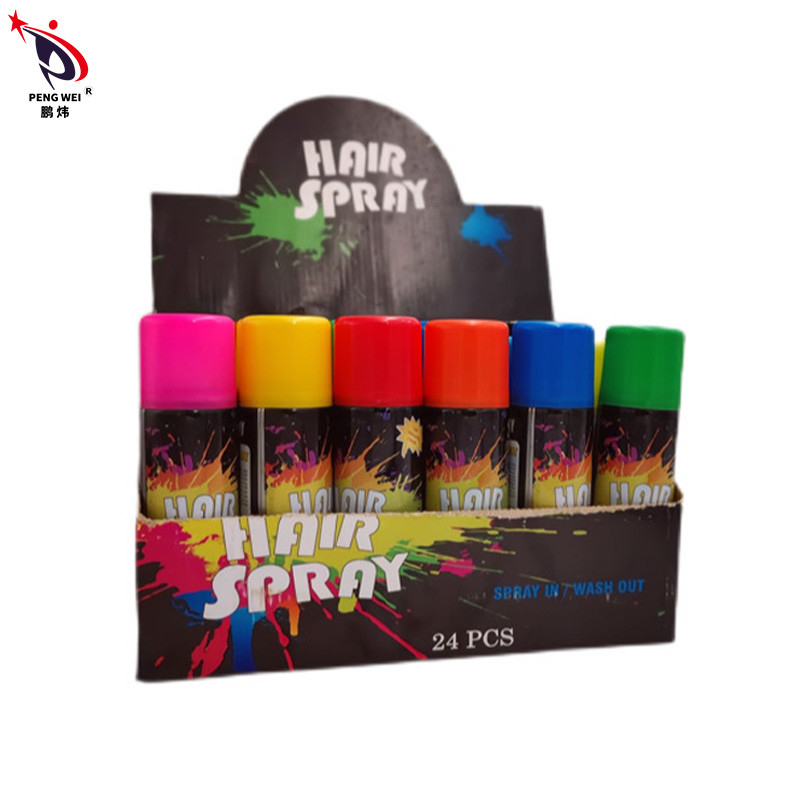 pulverizador da cor do cabelo do partido de 150ml Multiscene, pulverizador provisório inofensivo da cor da tintura de cabelo