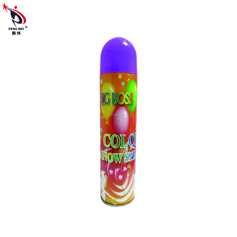 Lata falsificada multicolorido do aerossol da neve do folha de Flandres, pulverizador da neve para o chefe Snow Spray do Natal