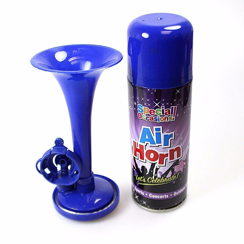 cor vermelha de Eco do chifre do ar do aerossol do partido 250ml e azul amigável Handheld