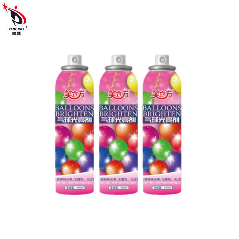Anti oxidação da cor transparente não corrosiva do pulverizador do brilho do balão