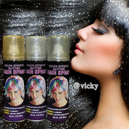 Multi cor descartável Eco de Tin Hair Glitter Spray Odorless amigável