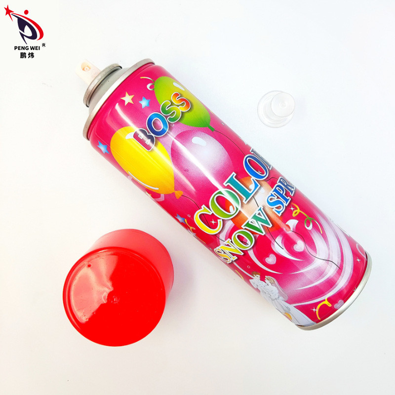 A neve multicolorido da falsificação do Natal pulveriza o chefe de múltiplos propósitos Snow Spray de Smudgeproof