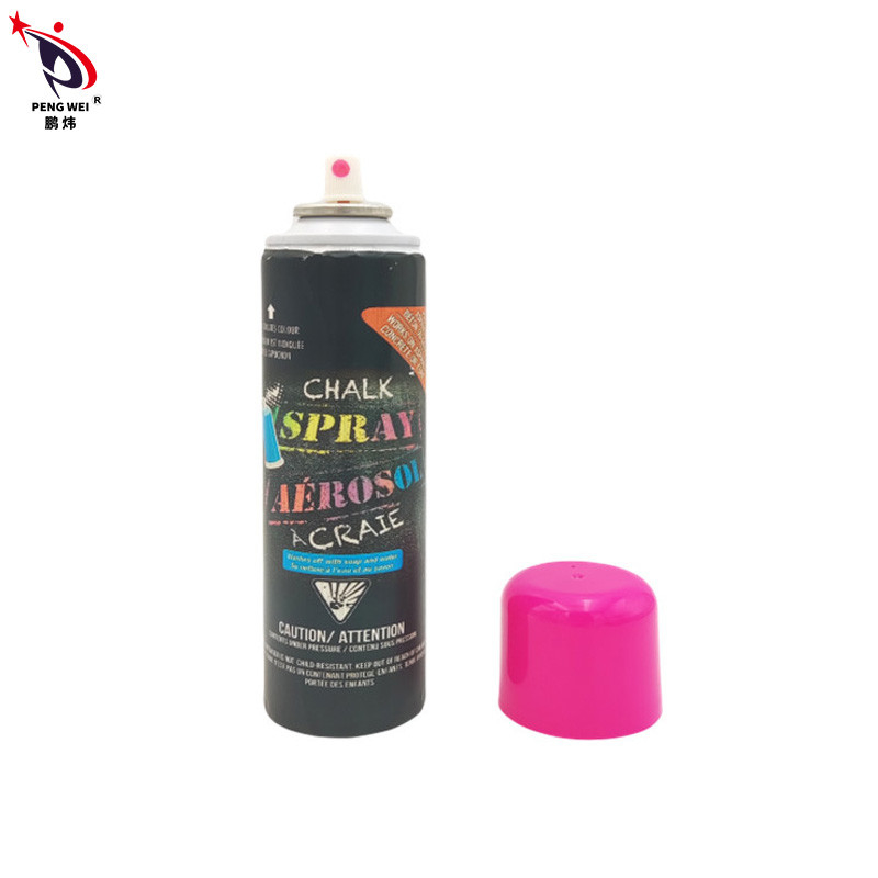 pulverizador lavável multicolorido do giz 100g, pulverizador cor-de-rosa inodoro da pintura do giz