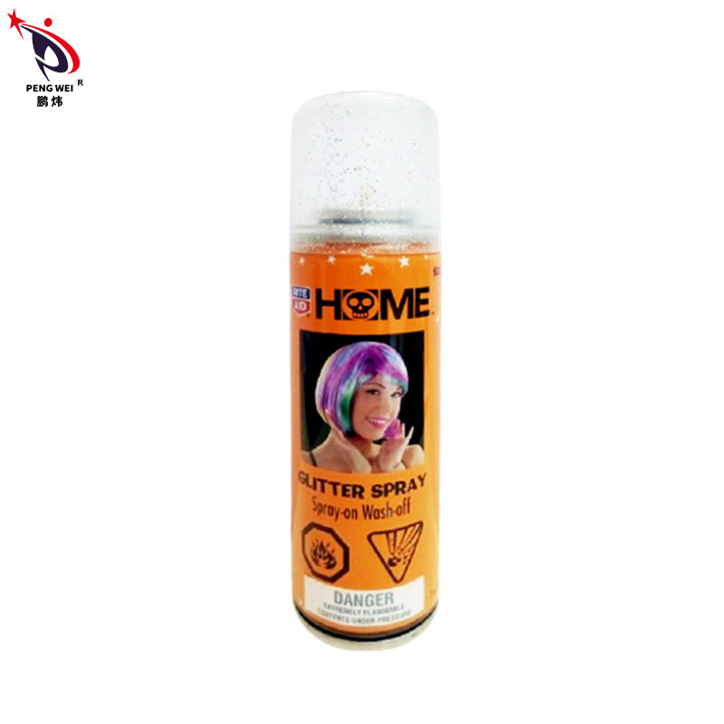 O pulverizador de cabelo de prata inodoro do brilho do OEM, ouro Nontoxic vislumbra o pulverizador para o cabelo