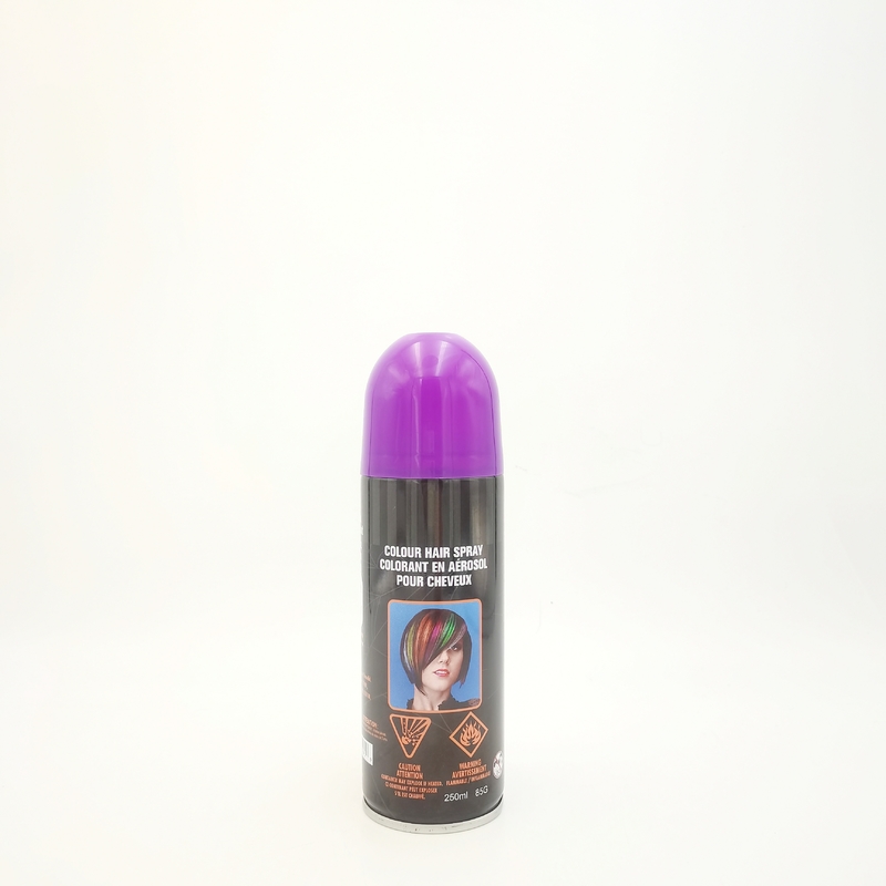 Tin Temporary Hair Dye Spray Nontoxic, pulverizador roxo da cor do cabelo de Smudgeproof