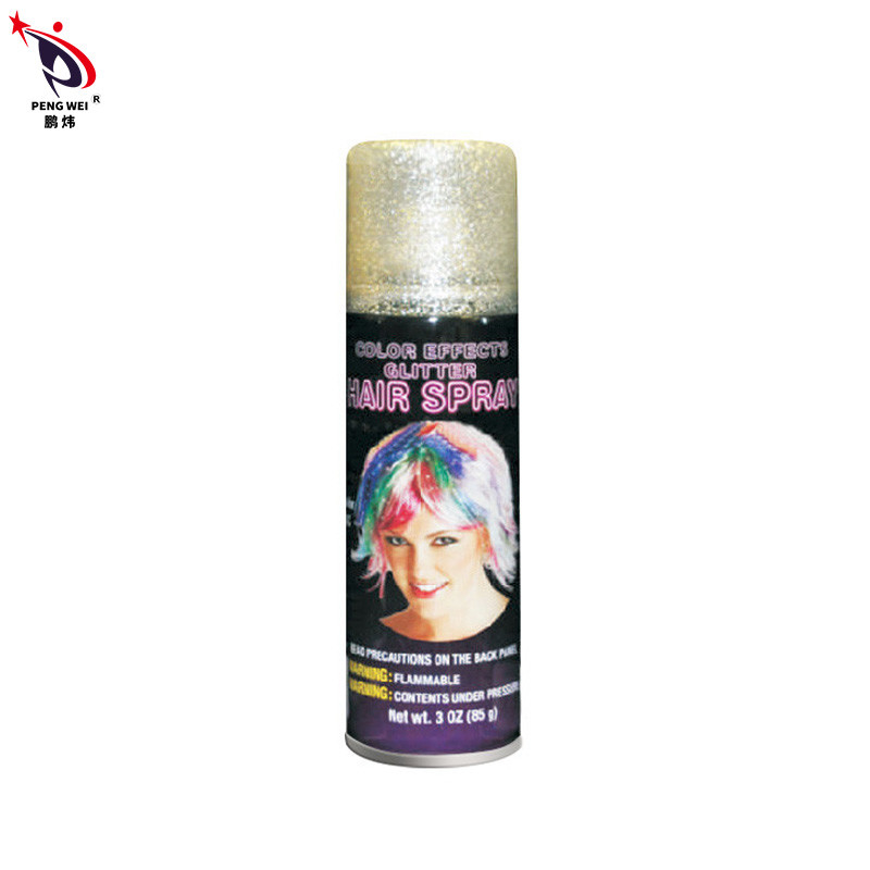 Spray de cabelo brilhante Spray de cabelo deslumbrante Para cor temporária de cabelo deslumbrante