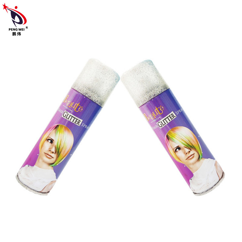 Spray de cabelo brilhante Spray de cabelo deslumbrante Para cor temporária de cabelo deslumbrante