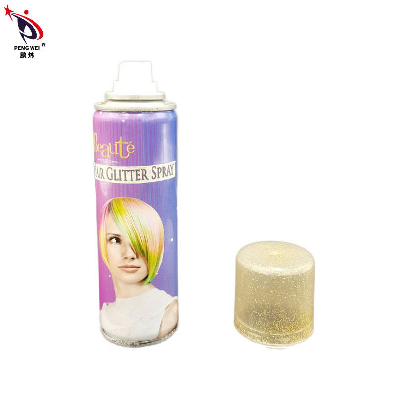 Spray de cabelo brilhante Spray de cabelo deslumbrante Para cor temporária de cabelo deslumbrante