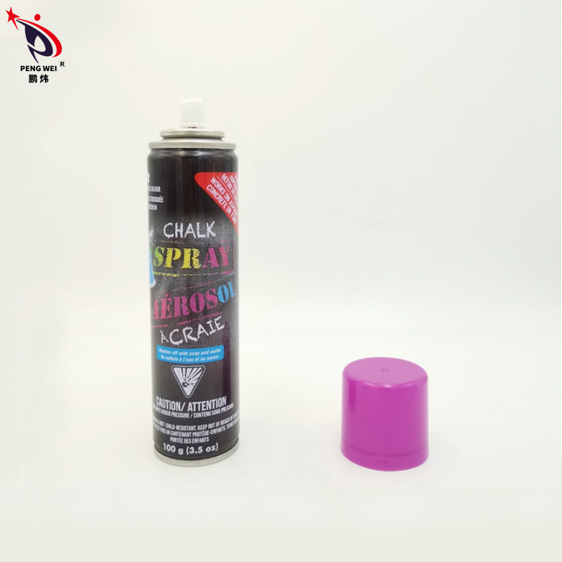 Os grafittis Nontoxic colorem prático colorido do giz provisório do pulverizador