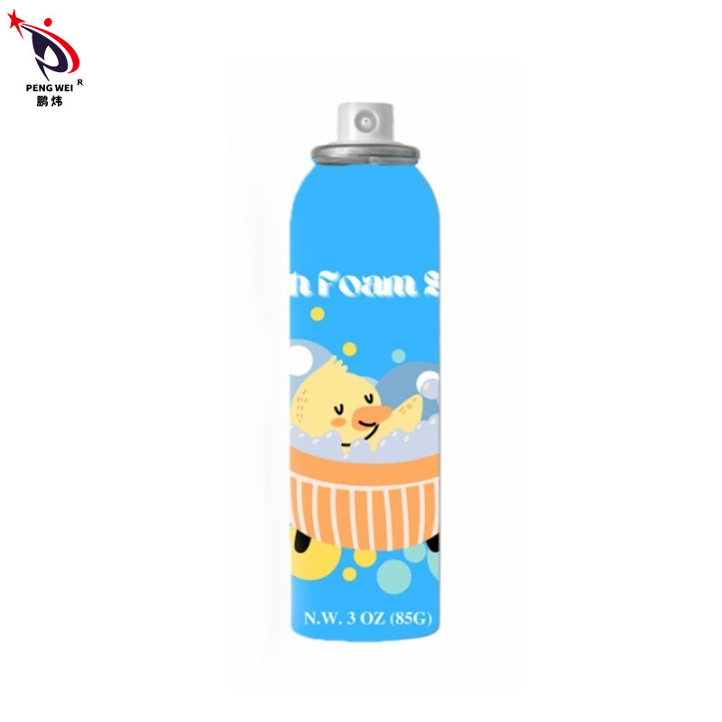 Bens amigáveis multicoloridos de Eco do pulverizador da espuma do banho do folha de Flandres 3oz