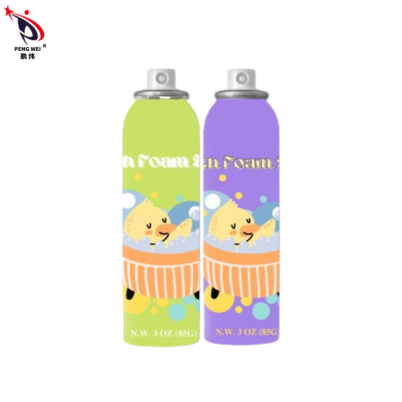 Multifuncional colorido do pulverizador Nontoxic da espuma do banho do folha de Flandres para crianças