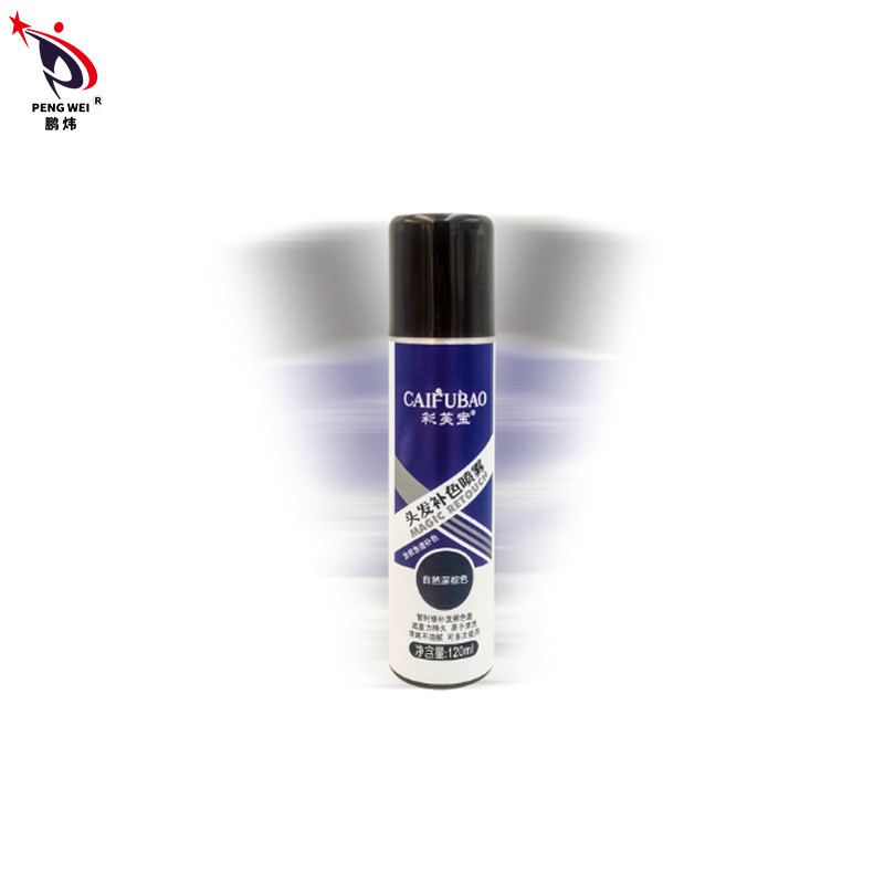 pulverizador 50*150mm de Brown escuro da natureza dos pulverizadores da cor do cabelo de raiz do reparo do tônico 120ml