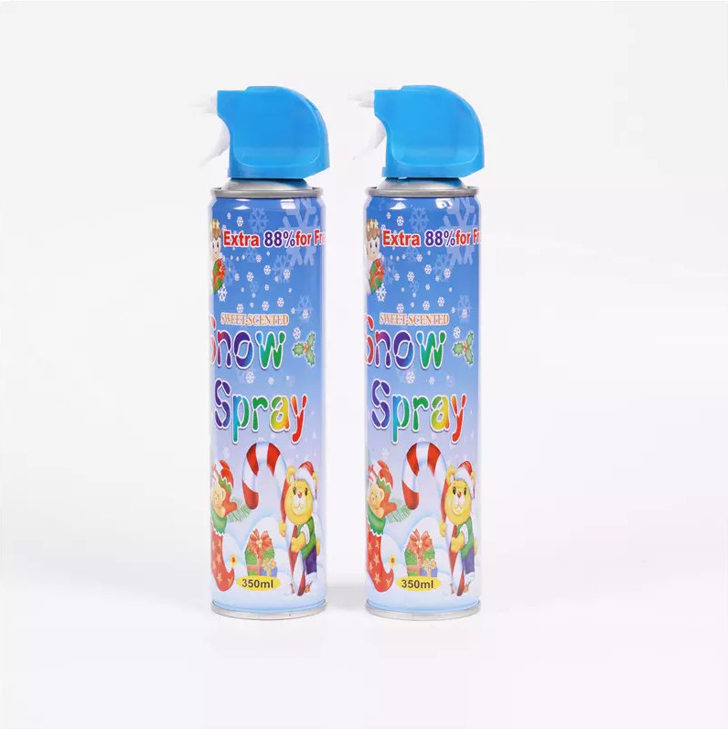 CE artificial do casamento SEDEX do Natal do pulverizador da neve do floco de neve da espuma do disparador do partido da cor