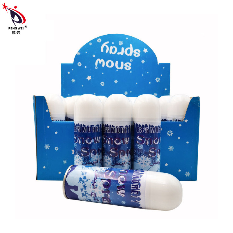 Do pulverizador não tóxico amigável da neve EN71 de Eco propulsor feito sob encomenda 52*128MM do gás da espuma do partido
