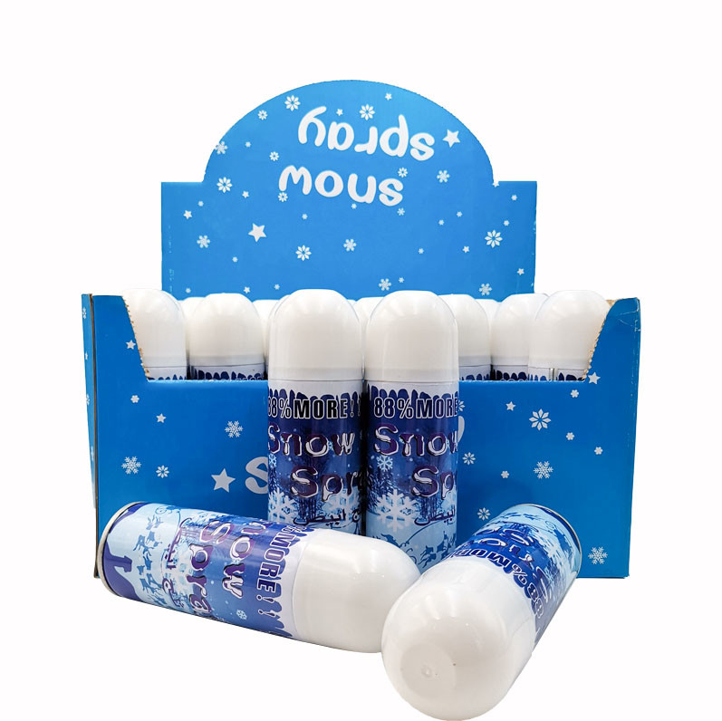 Do pulverizador não tóxico amigável da neve EN71 de Eco propulsor feito sob encomenda 52*128MM do gás da espuma do partido