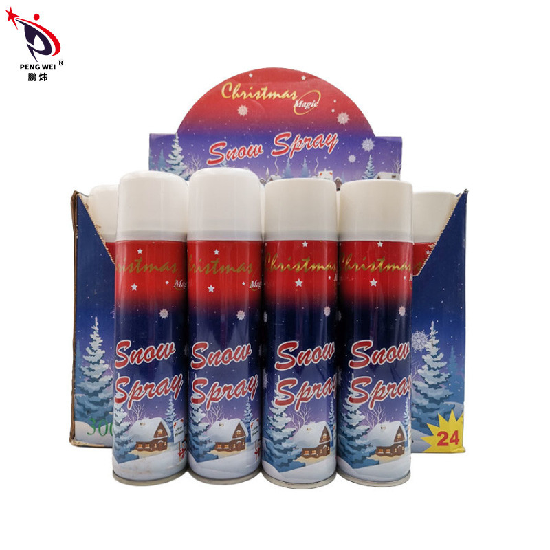 A espuma artificial do pulverizador da neve da lata da festa de Natal coloriu o pulverizador 250ml da neve