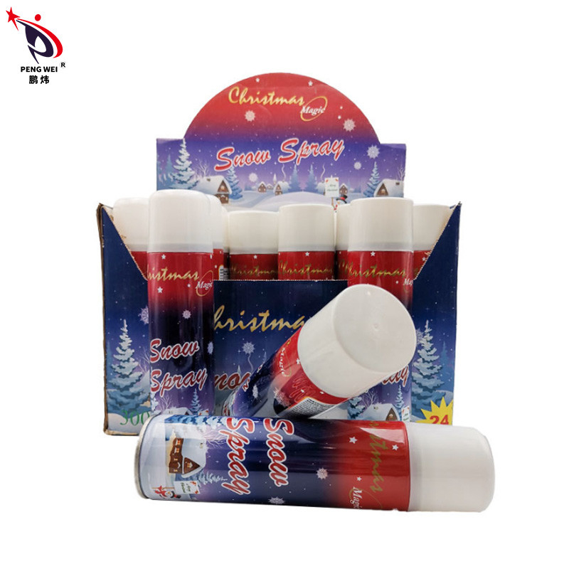 A espuma artificial do pulverizador da neve da lata da festa de Natal coloriu o pulverizador 250ml da neve