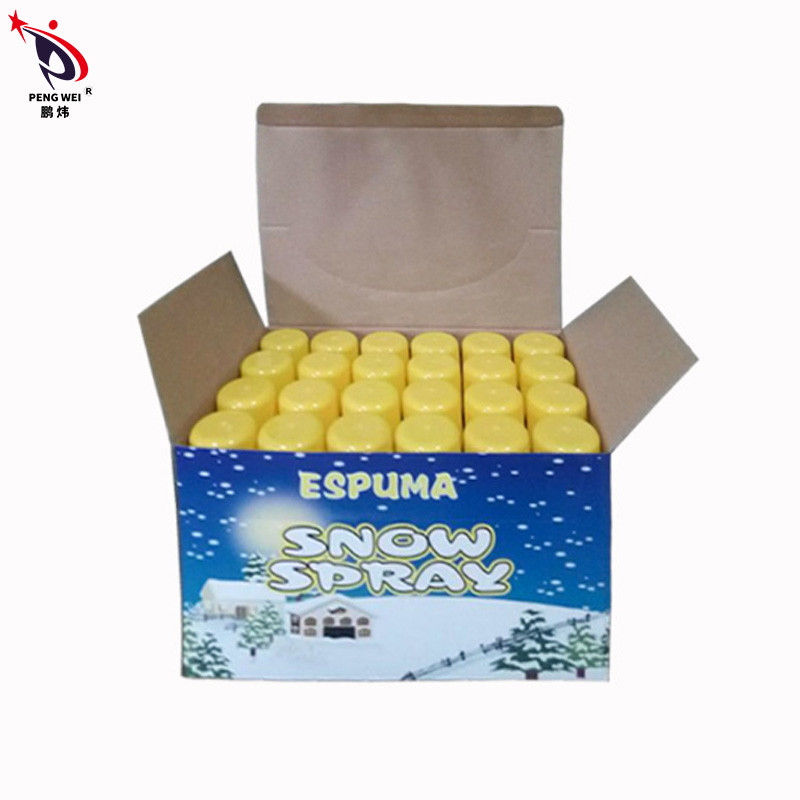 Do pulverizador artificial amigável da neve de Eco espuma decorativa do pulverizador da neve da celebração da festa de anos