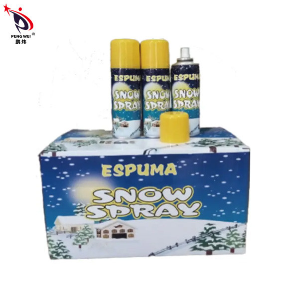 Do pulverizador artificial amigável da neve de Eco espuma decorativa do pulverizador da neve da celebração da festa de anos