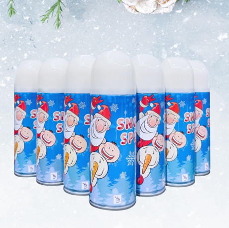 Decoração do partido do estêncil do vidro de janela da árvore de Natal do pulverizador da neve do boneco de neve EN71