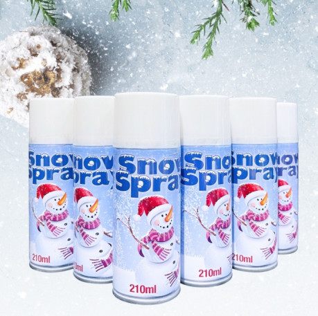 Decoração do partido do estêncil do vidro de janela da árvore de Natal do pulverizador da neve do boneco de neve EN71