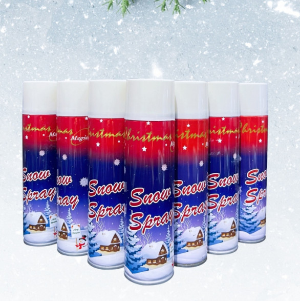 Decoração do partido do estêncil do vidro de janela da árvore de Natal do pulverizador da neve do boneco de neve EN71