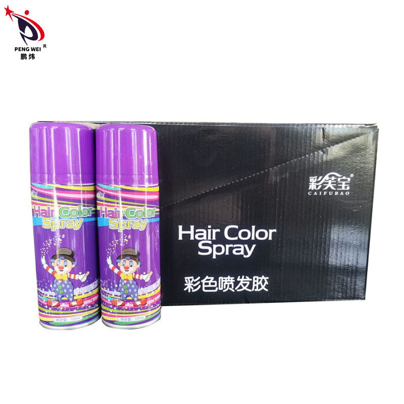 A cor lavável do cabelo do penteado da tintura de cabelo pulveriza 125ml não tóxico