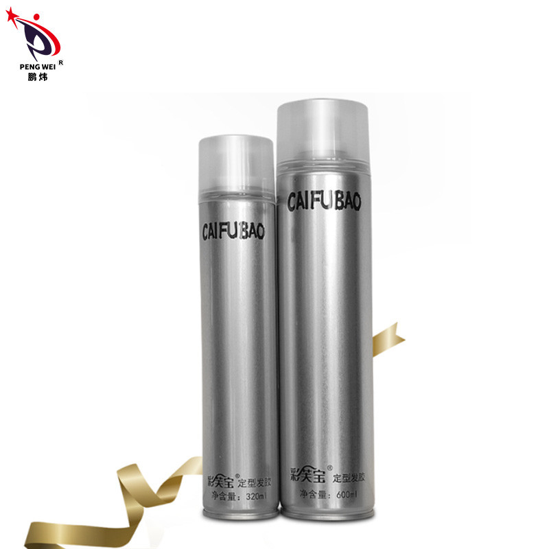 Pulverizador orgânico natural duradouro da laca 208g Barber Strong Holding Hair Styling da marca própria