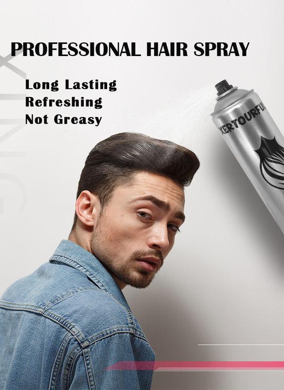 A nutrição natural da marca própria forte do preço de fábrica do pulverizador de cabelo da posse personalizou o pulverizador de cabelo do serviço