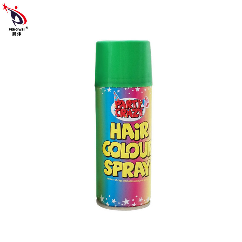A cor imediata provisória louca do cabelo do partido pulveriza lavável 250ml descartável mágico