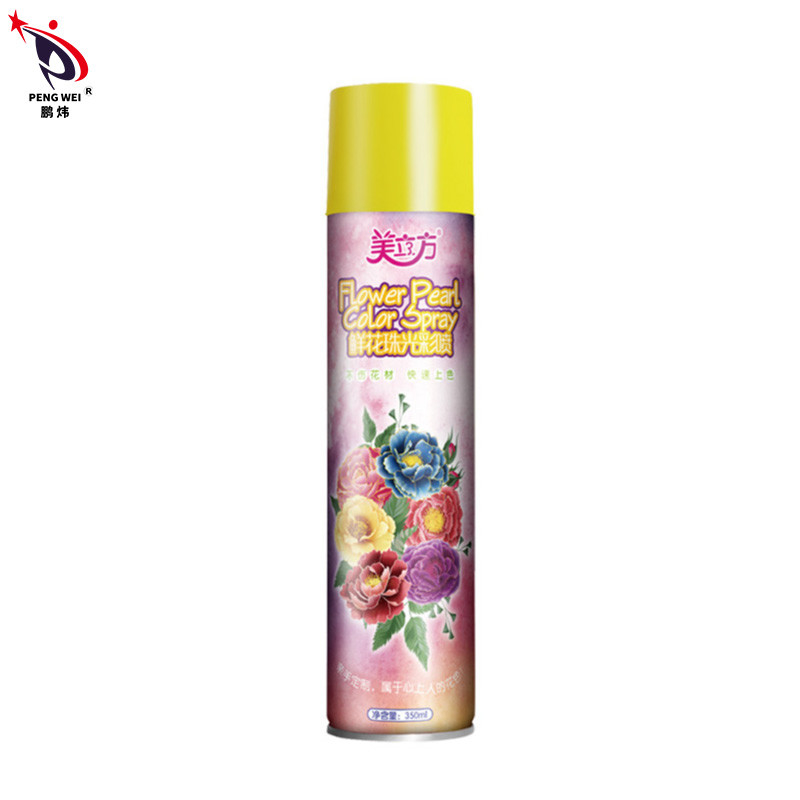 Florista Rose Gold Flower Paint Spray 350ml da cor para o empacotamento do presente da flor