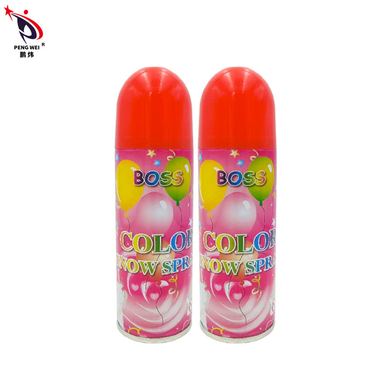 A neve feita sob encomenda da espuma do casamento do partido 250ml pulveriza a cor vermelha verde azul