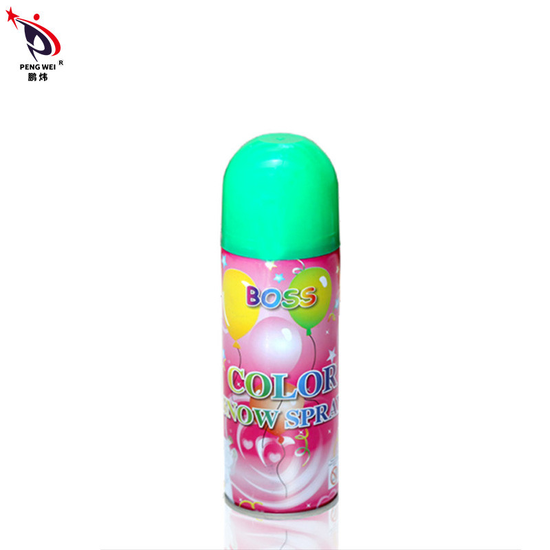A neve feita sob encomenda da espuma do casamento do partido 250ml pulveriza a cor vermelha verde azul