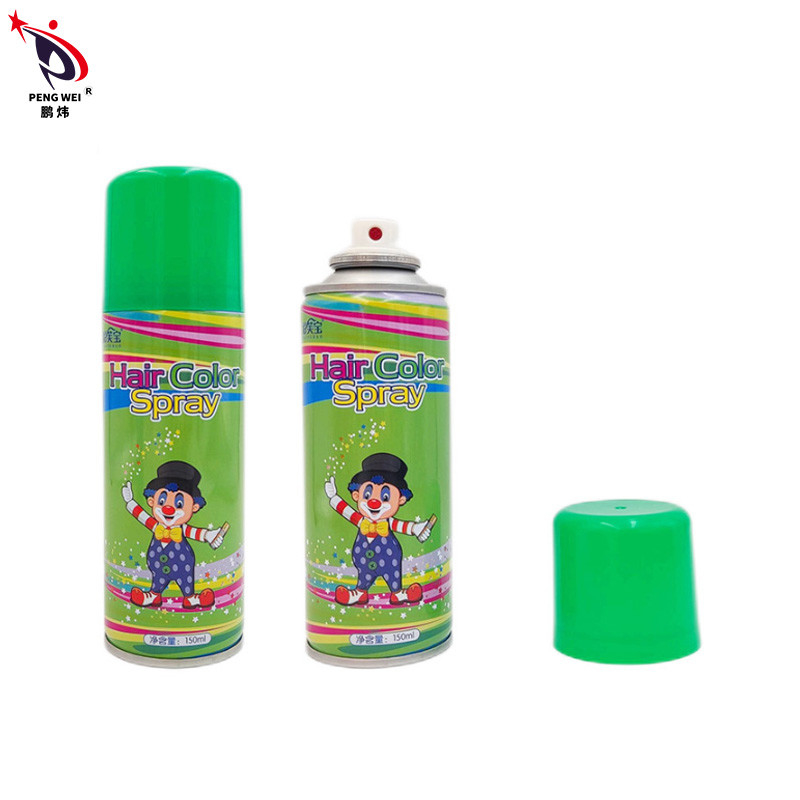 a cor provisória descartável do cabelo 250ml pulveriza a denominação do cabelo pulveriza a decoração unisex do partido