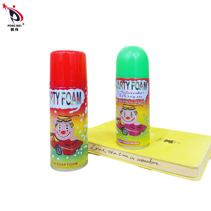 OEM espuma de spray de neve de cor artificial 200 ml fragrância de limão
