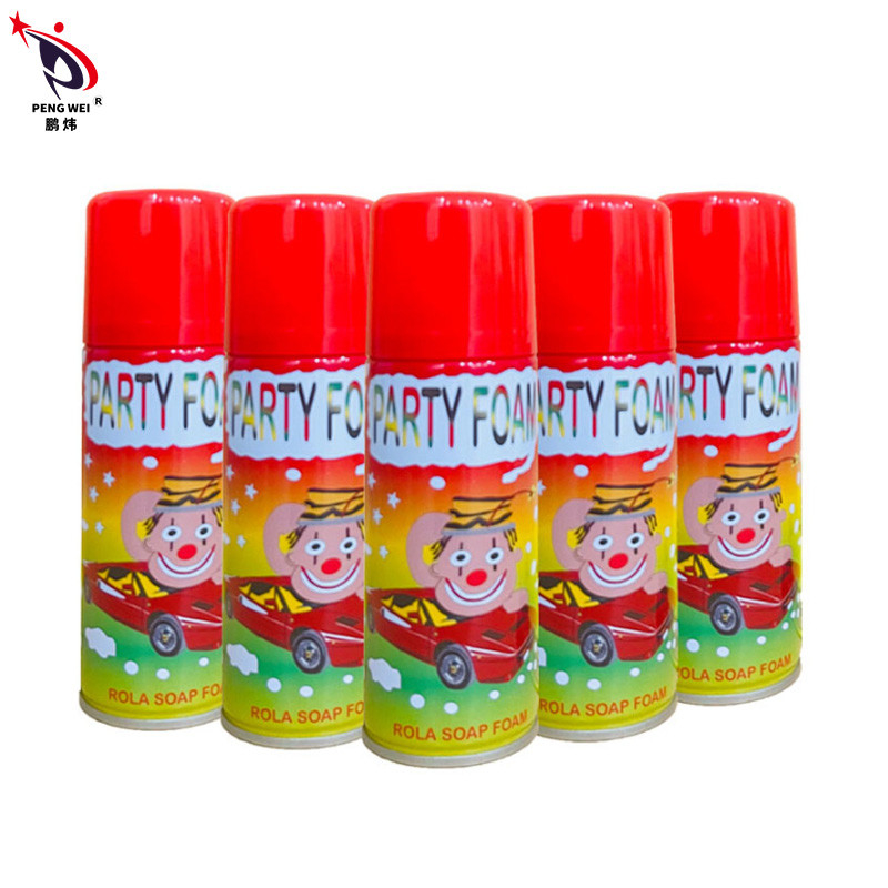 OEM espuma de spray de neve de cor artificial 200 ml fragrância de limão