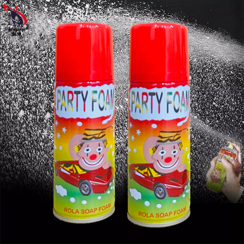 OEM espuma de spray de neve de cor artificial 200 ml fragrância de limão