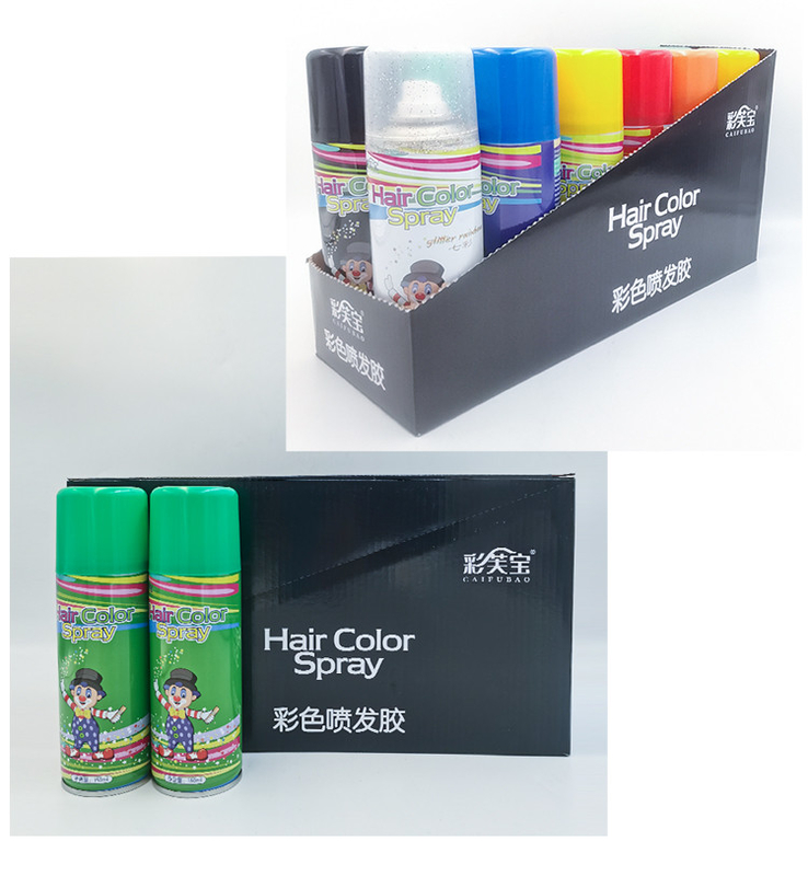 250ml personalizou pulverizadores não-tóxicos wahsable da cor do cabelo para a beleza do salão de beleza