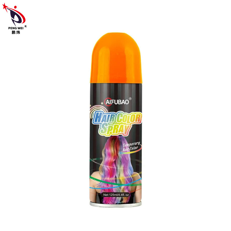 Curiosidade de cabelo Tinta de cabelo Spray de cor Festa temporária Lava-se