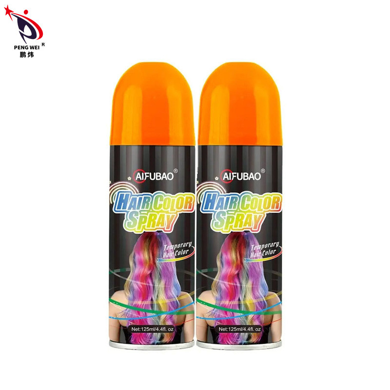 Curiosidade de cabelo Tinta de cabelo Spray de cor Festa temporária Lava-se