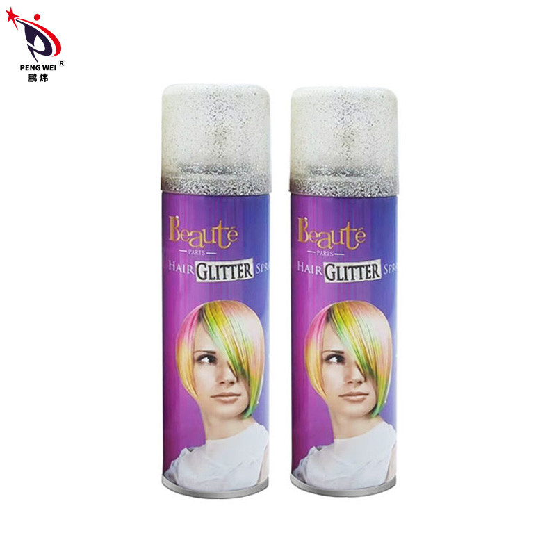 bens Nontoxic da cor inofensiva do ouro do pulverizador do brilho do cabelo 200ml