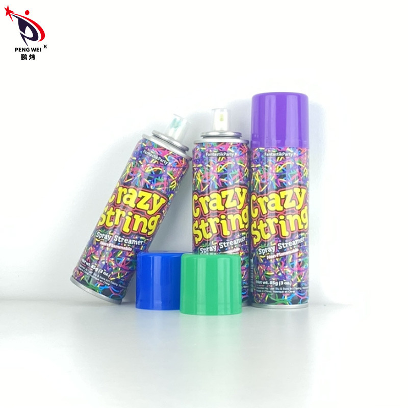 OEM 8+ Geração de Idade Spray de cordas bobo engraçado colorido Spray de cordas bobo