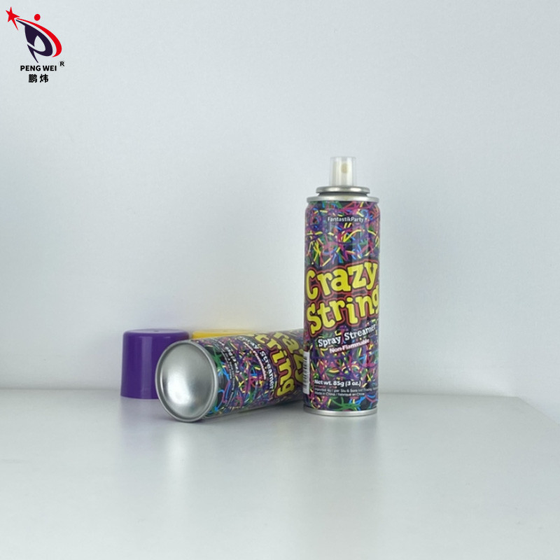 OEM 8+ Geração de Idade Spray de cordas bobo engraçado colorido Spray de cordas bobo