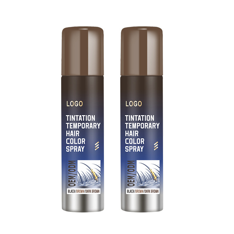 250 ml de spray de cor para cabelo lavável para o Natal 52*128mm