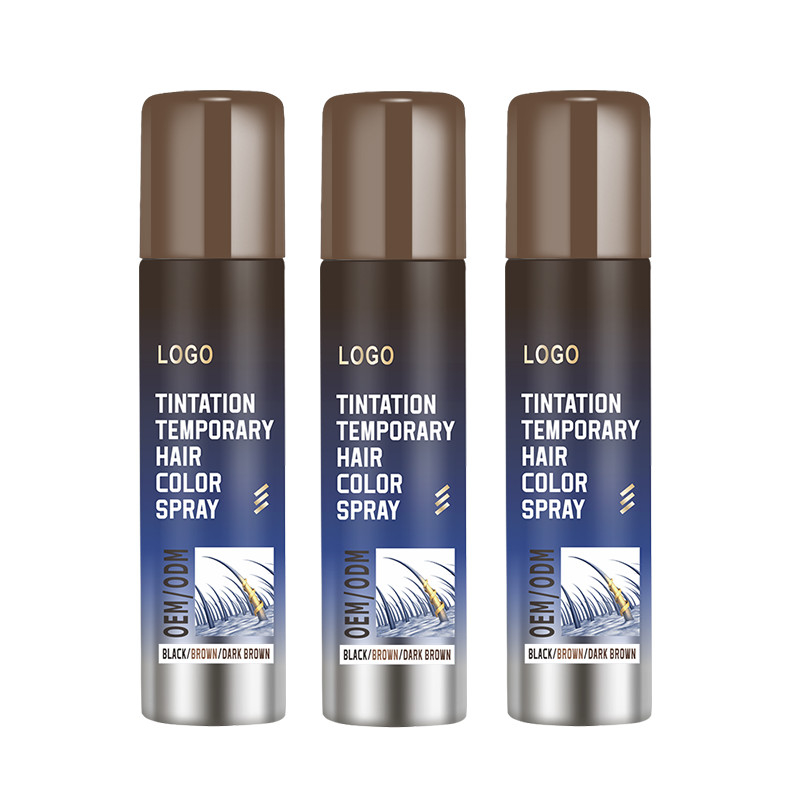 250 ml Sprays de corantes para cabelo à base de água 48pcs por caixa Vermelho Azul Verde Cor