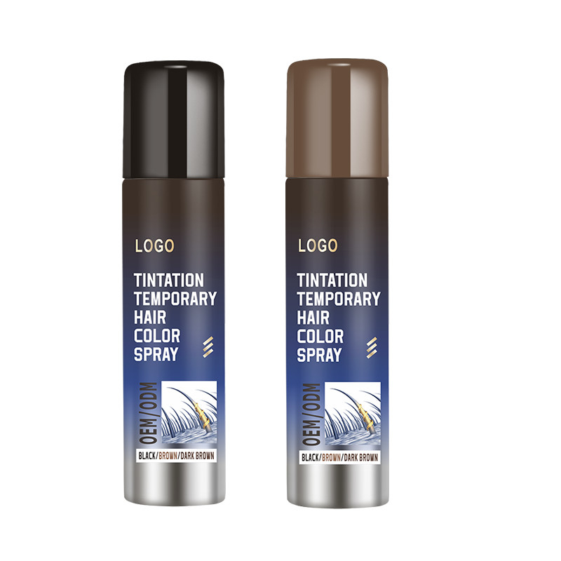 Personalize o spray temporário de raiz com uma fórmula não pegajosa
