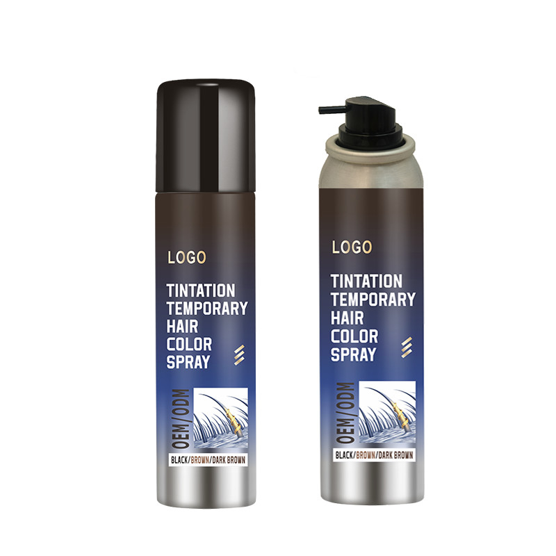 Personalize o spray temporário de raiz com uma fórmula não pegajosa