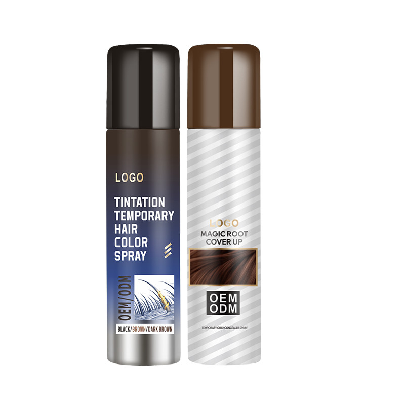 Personalize o spray temporário de raiz com uma fórmula não pegajosa