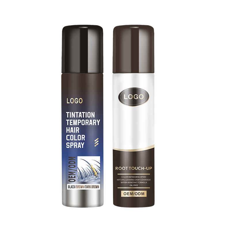 Personalize o spray temporário de raiz com uma fórmula não pegajosa